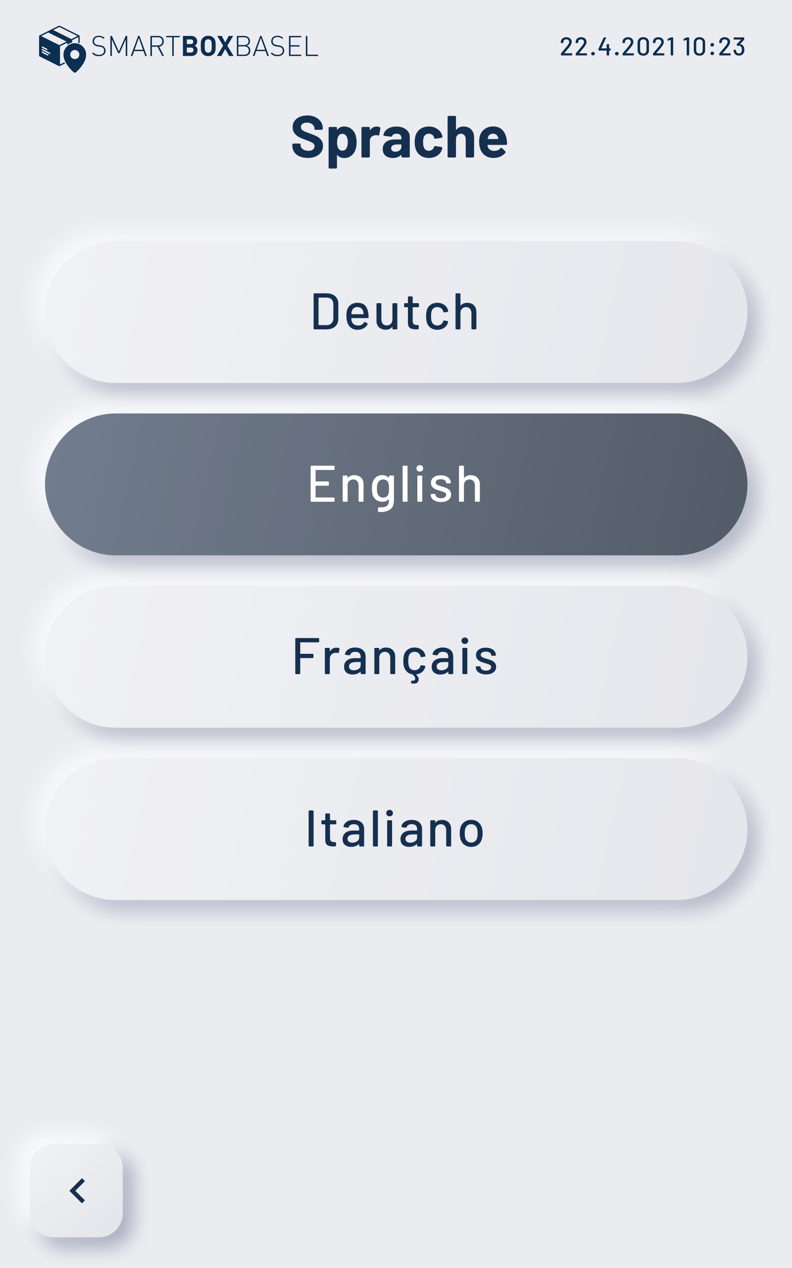 Sprache auswählen